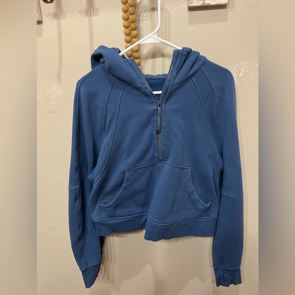 Lululemon half zip scuba hoodie oversized cropped m/l